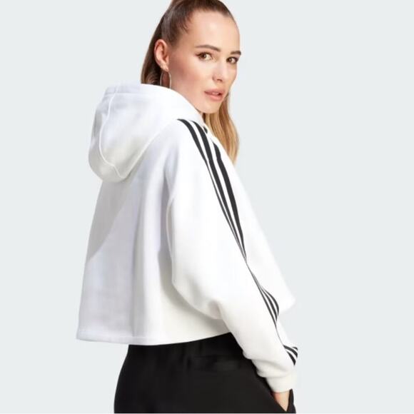 Adidas ADICOLOR CLASSICS CROPPED HOODIE Sweatshirt XS‎ - Picture 2 of 8